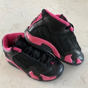 Nike Air Jordan 14 Toddler Girls Size 9c